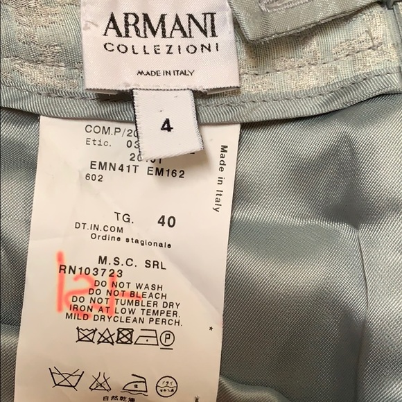 amazing jacquard Armani Collezioni skirt, 4 - Picture 7 of 10